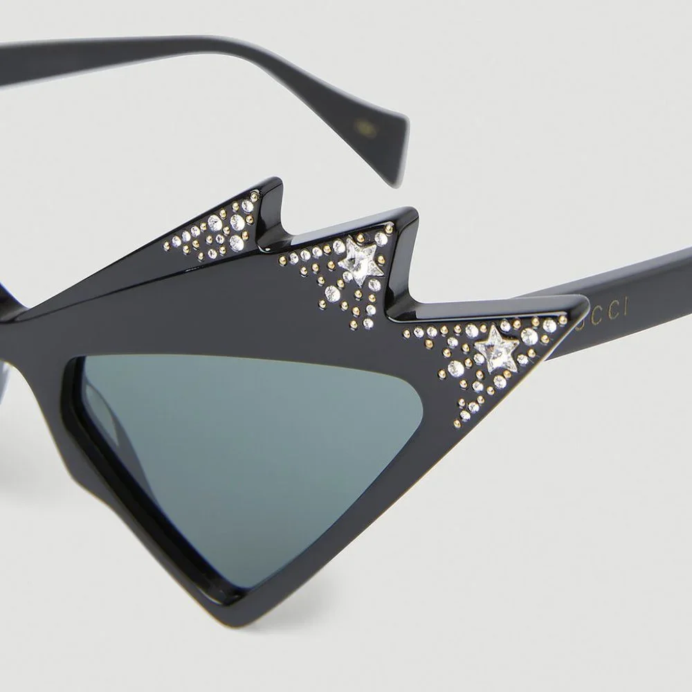Gucci Cat Eye Rhinestone Sunglasses